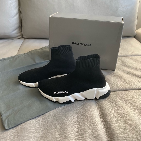 SOLD Authentic Balenciaga Speed Trainers, Size 38 - Picture 2 of 8